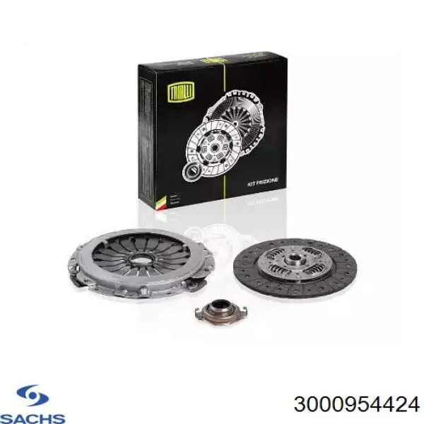 Купити 3000954424 Sachs Комплект зчеплення (диск, корзина, підшипник)