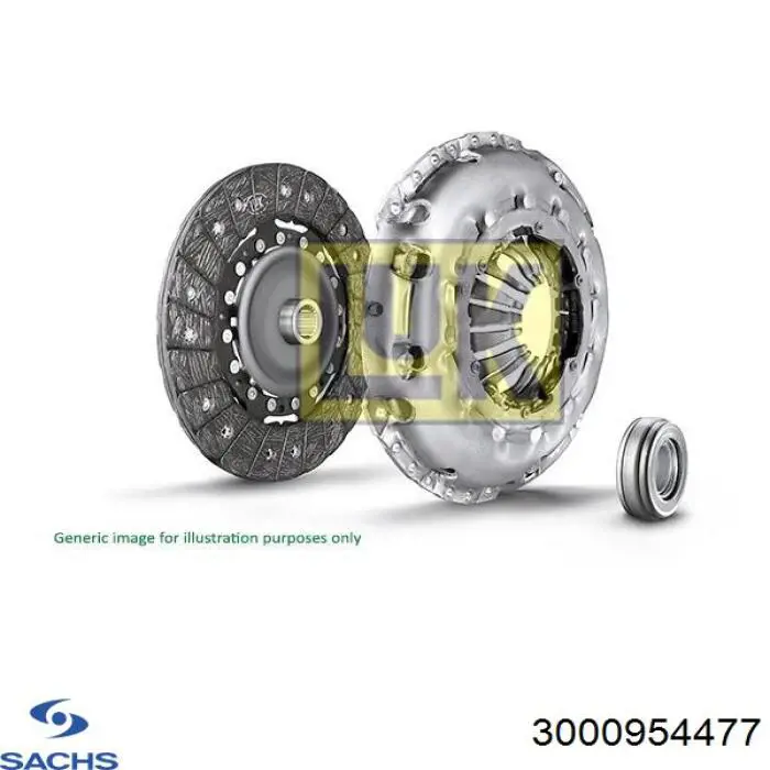 3000954477 Sachs Зчеплення в зборі