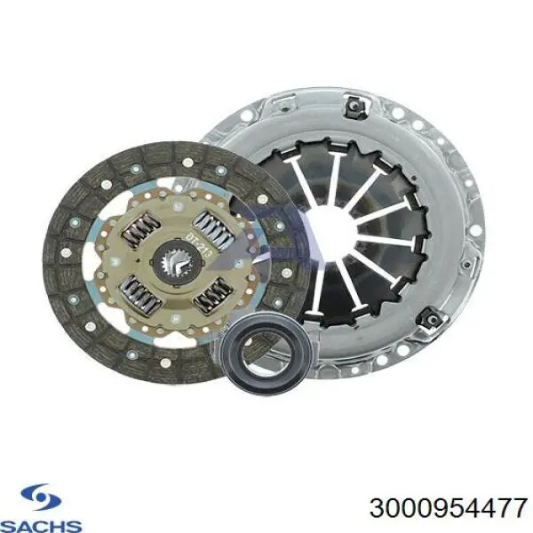 Комплект зчеплення (3 частини) Sachs 3000954477 ціна, від 136.73 USD