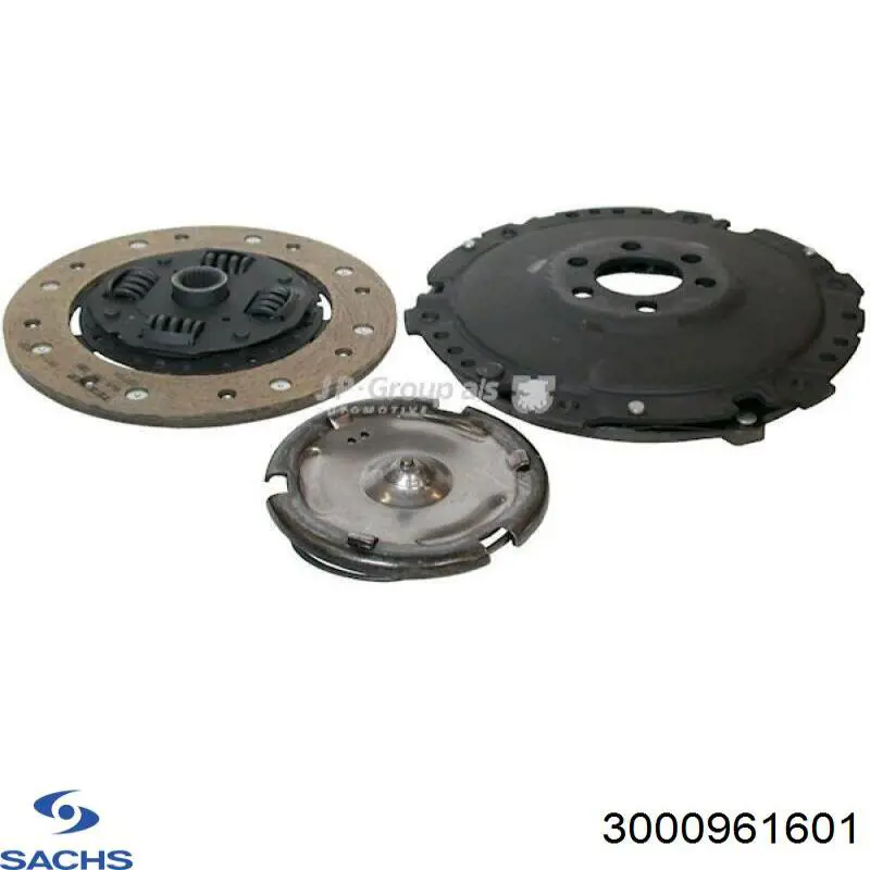 Комплект зчеплення (3 частини) Sachs 3000961601 ціна, від 248.56 USD
