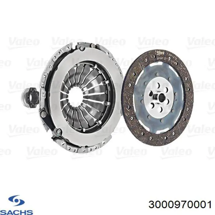 Купити 3000970001 Sachs Комплект зчеплення (диск, корзина, підшипник)