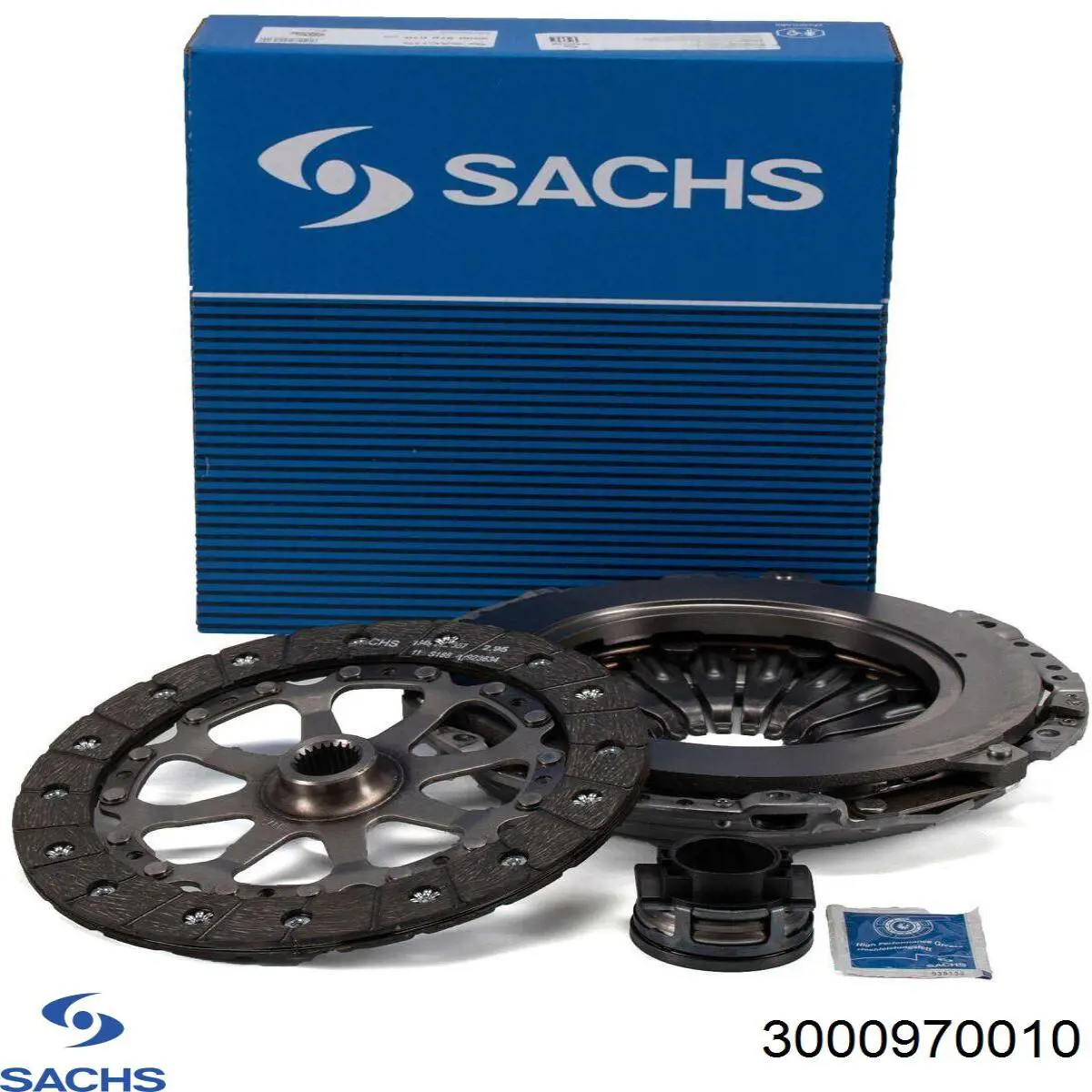 Купити 3000970010 Sachs Комплект зчеплення (диск, корзина, підшипник)