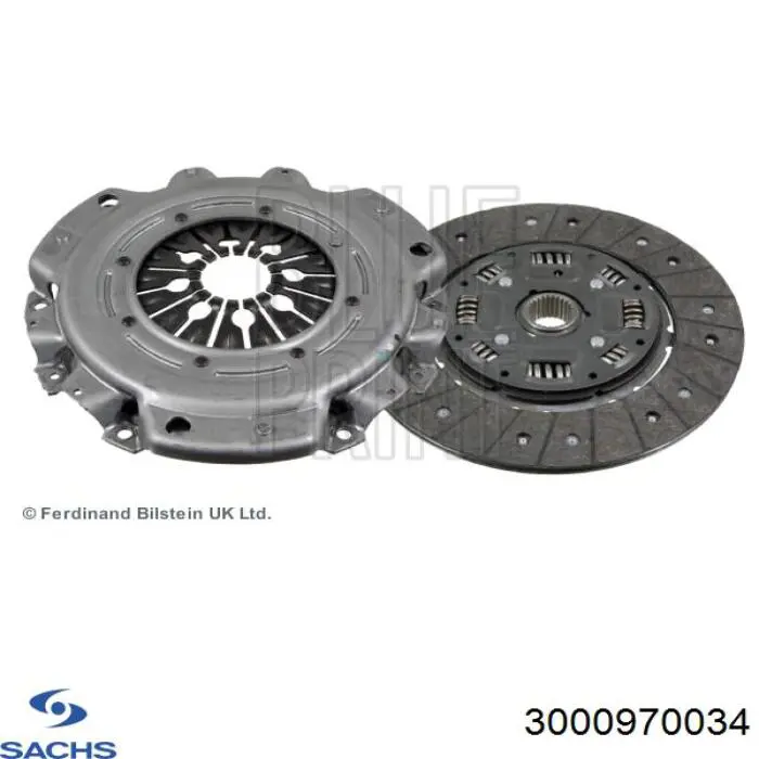 Купити 3000970034 Sachs Комплект зчеплення (диск, корзина, підшипник)