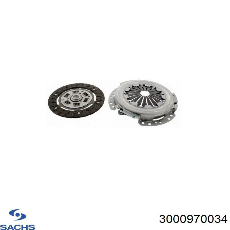 Комплект зчеплення (3 частини) Sachs 3000970034 ціна, від 208.02 USD