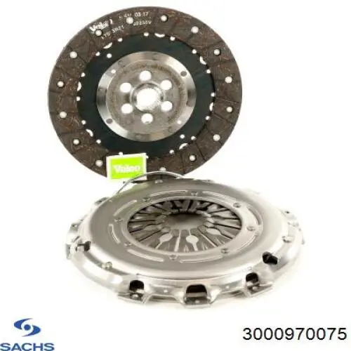 Комплект зчеплення (3 частини) Sachs 3000970075 ціна, від 206.59 USD