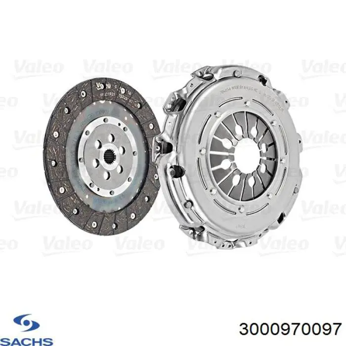 Комплект зчеплення (3 частини) Sachs 3000970097 ціна, від 183.97 USD