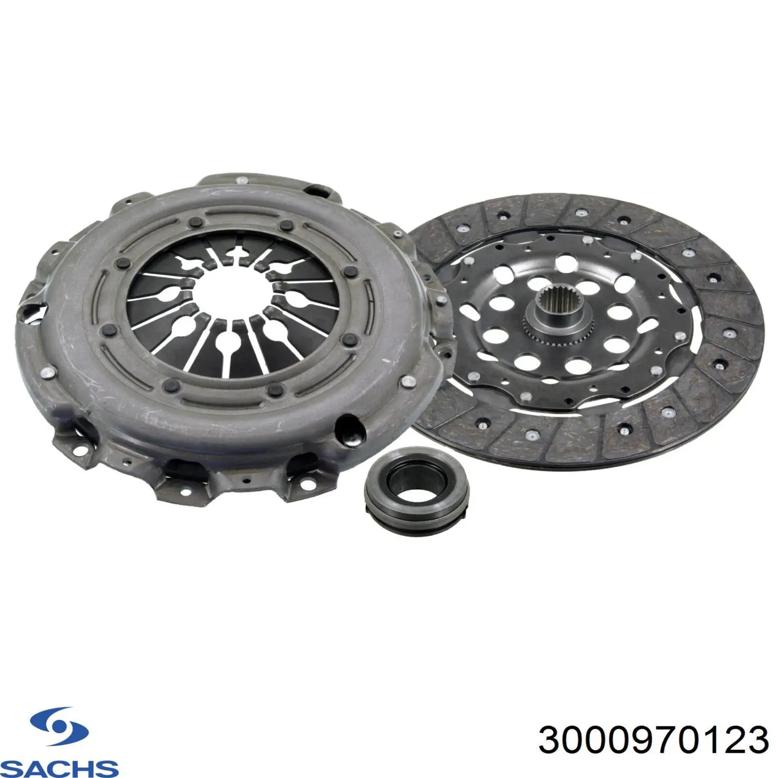 Комплект зчеплення (3 частини) Sachs 3000970123 ціна, від 212.95 USD
