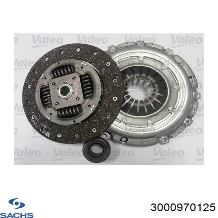 Купити 3000970125 Sachs Комплект зчеплення (диск, корзина, підшипник)