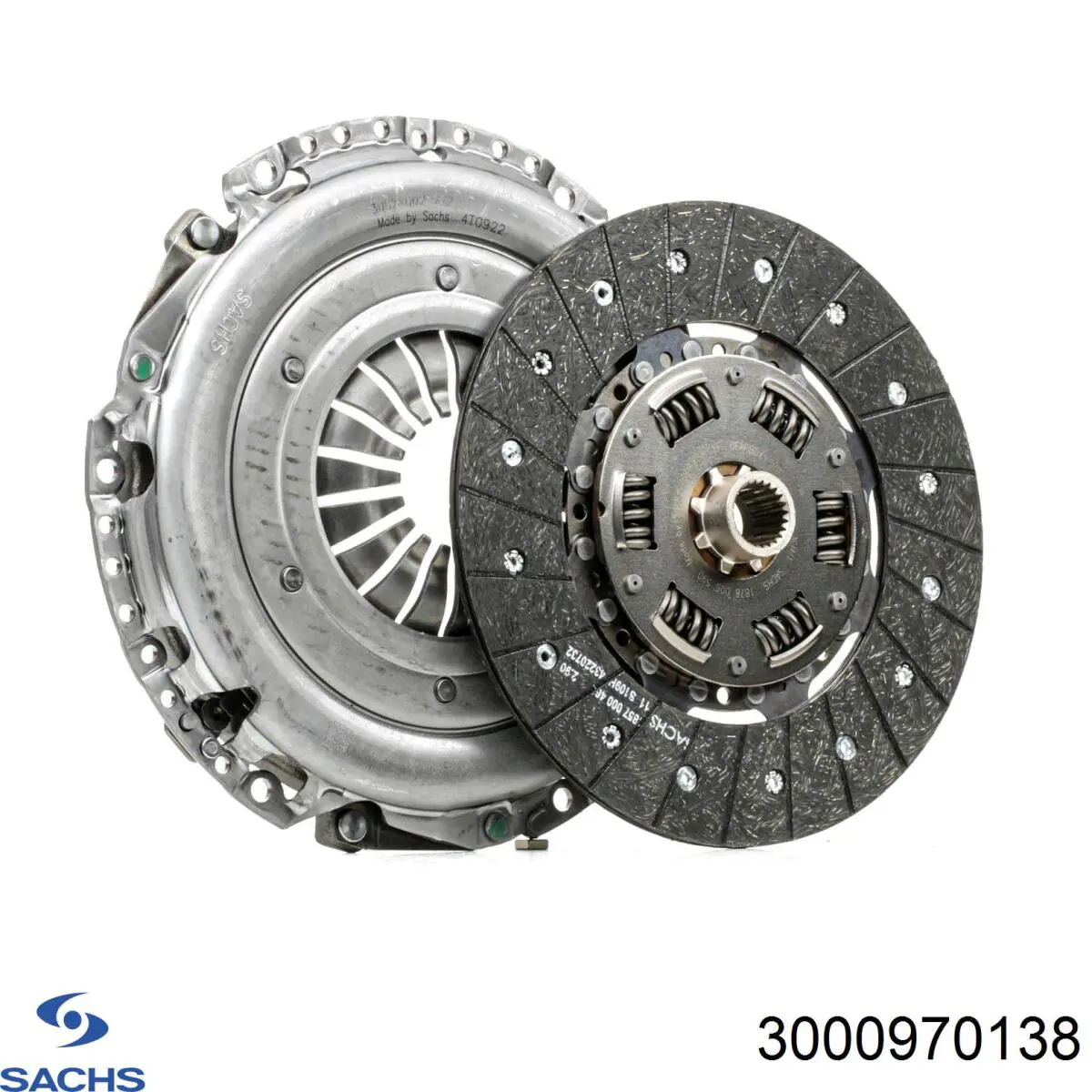 Комплект зчеплення (3 частини) Sachs 3000970138 ціна, від 211.94 USD