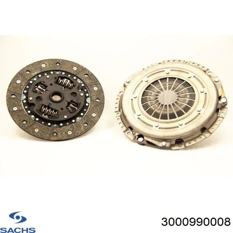 Купити 3000990008 Sachs Комплект зчеплення (диск, корзина, підшипник)