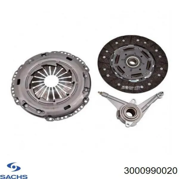 Комплект зчеплення (3 частини) Sachs 3000990020 ціна, від 193.21 USD