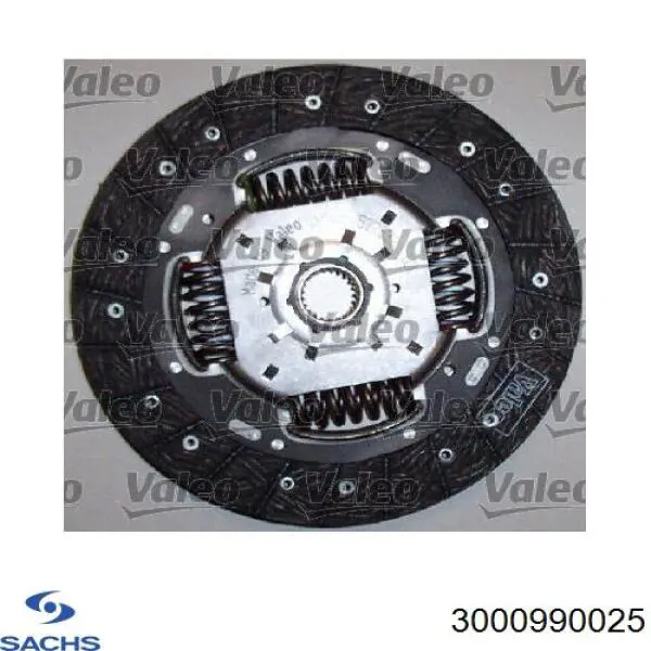 Комплект зчеплення (3 частини) Sachs 3000990025 ціна, від 201.26 USD
