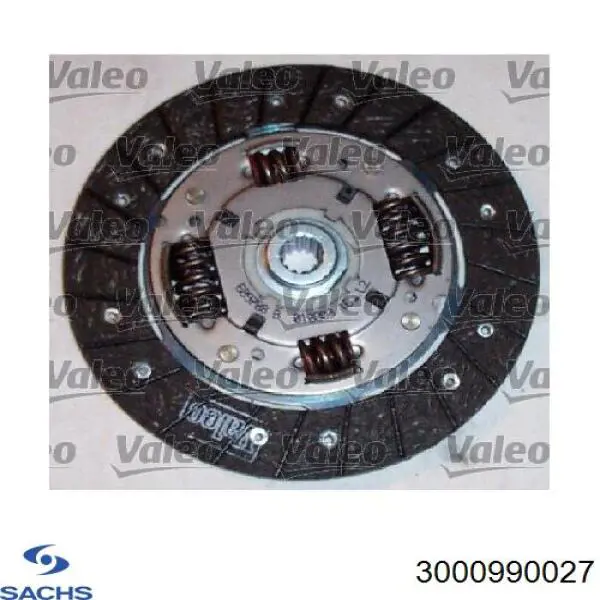 Купити 3000990027 Sachs Комплект зчеплення (диск, корзина, підшипник)