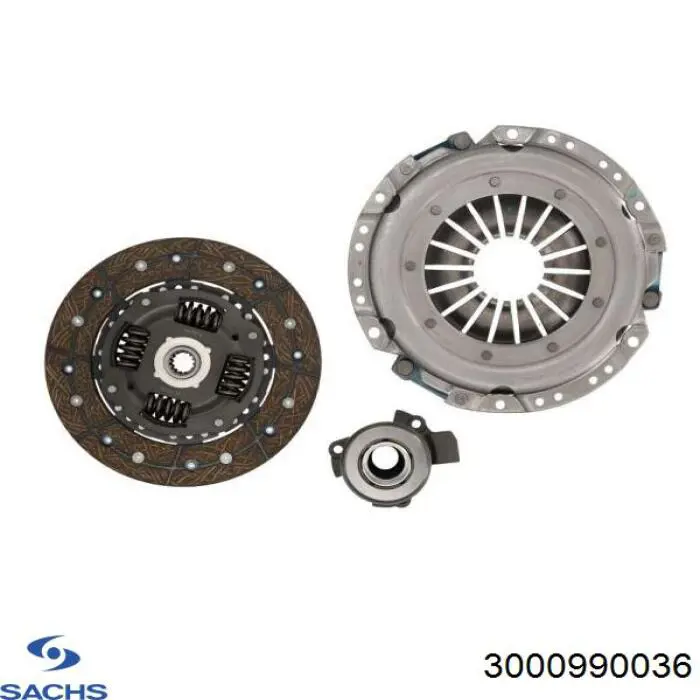 Купити 3000990036 Sachs Комплект зчеплення (диск, корзина, підшипник)