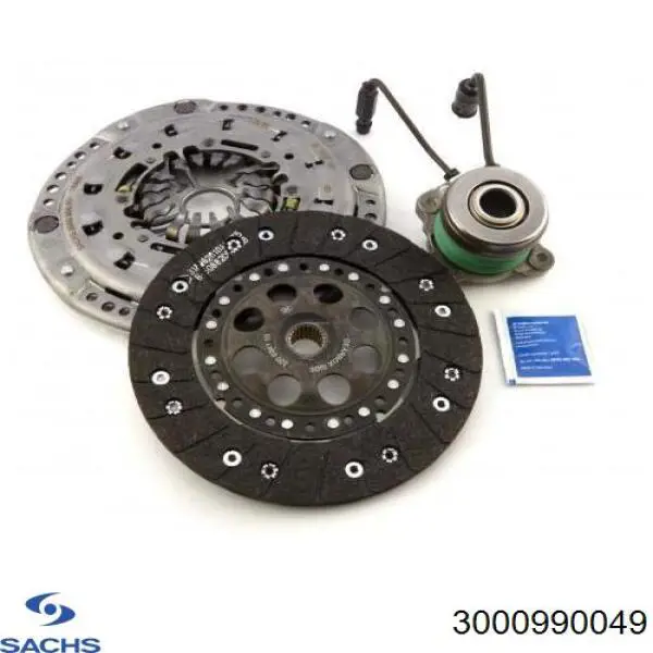 Купити 3000990049 Sachs Комплект зчеплення (диск, корзина, підшипник)