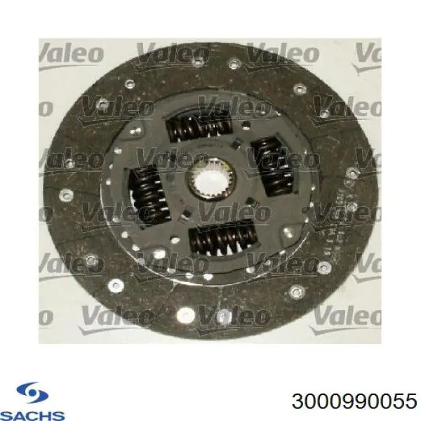Купити 3000990055 Sachs Комплект зчеплення (диск, корзина, підшипник)