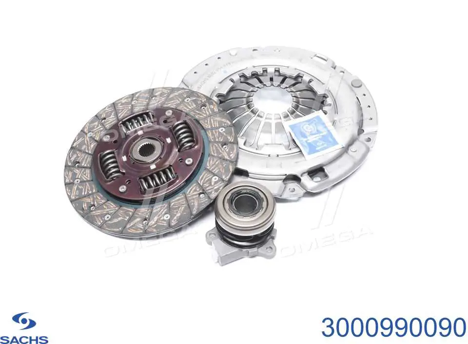 Купити 3000990090 Sachs Комплект зчеплення (диск, корзина, підшипник)