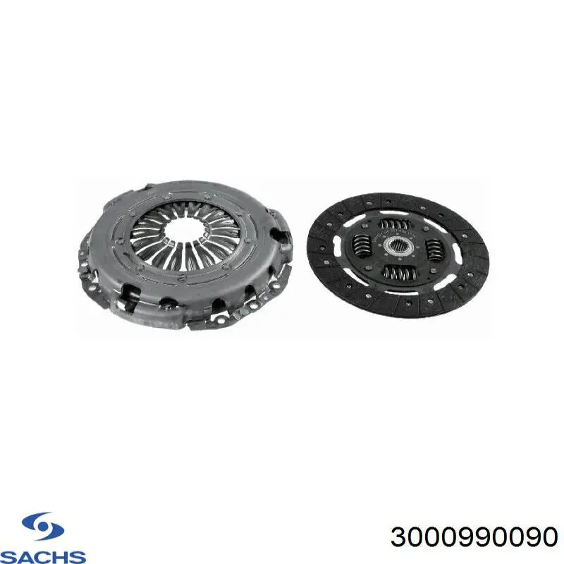 Комплект зчеплення (3 частини) Sachs 3000990090 ціна, від 135.82 USD