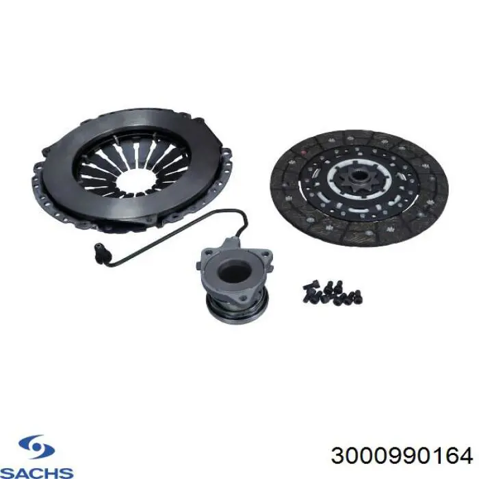 Комплект зчеплення (3 частини) Sachs 3000990164 ціна, від 230.58 USD