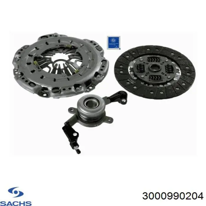 Комплект зчеплення (3 частини) Sachs 3000990204 ціна, від 300.09 USD