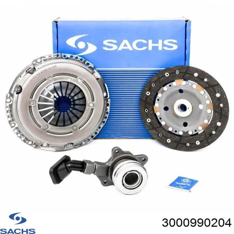 Купити 3000990204 Sachs Комплект зчеплення (диск, корзина, підшипник)