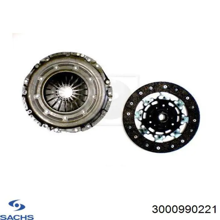 Купити 3000990221 Sachs Комплект зчеплення (диск, корзина, підшипник)