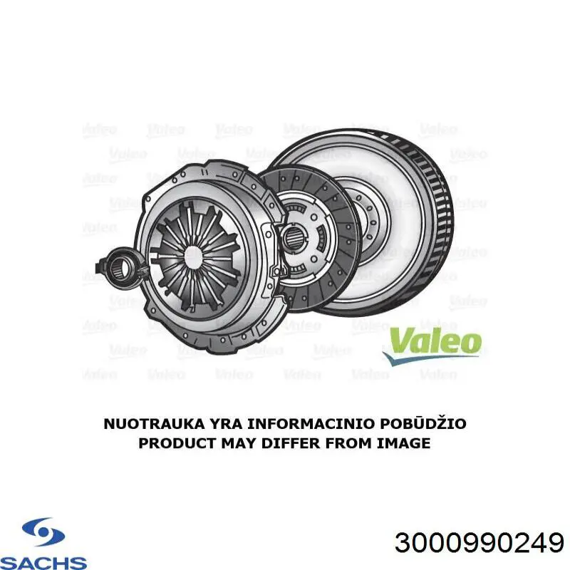 Купити 3000990249 Sachs Комплект зчеплення (диск, корзина, підшипник)