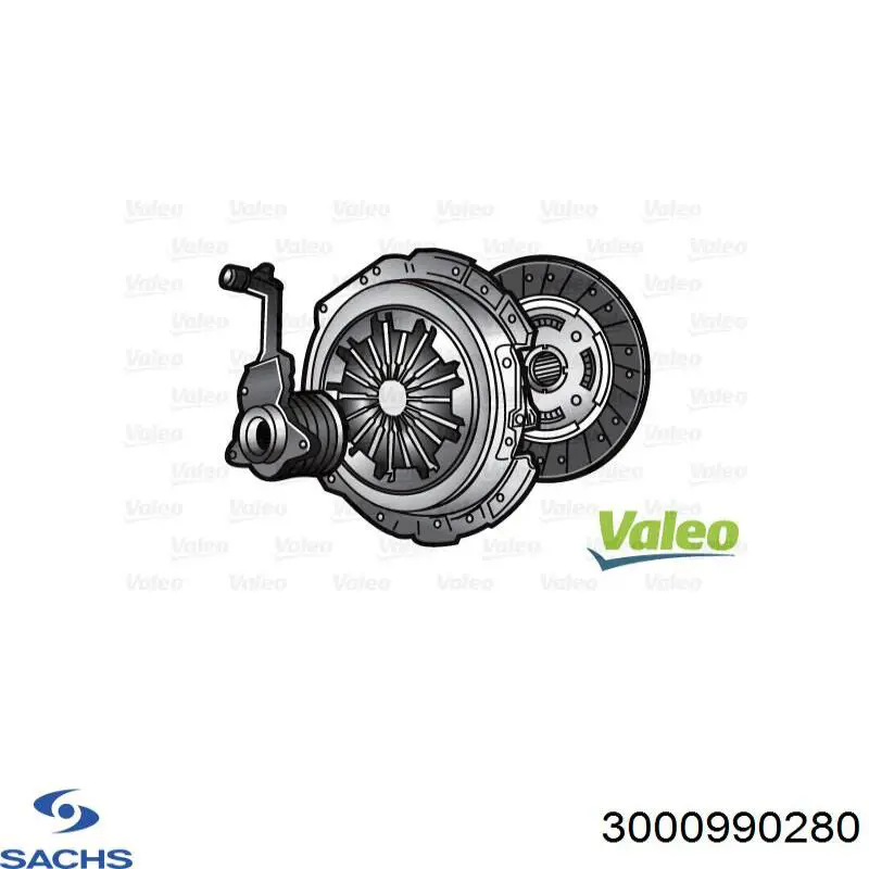 3000990280 Sachs Зчеплення в зборі
