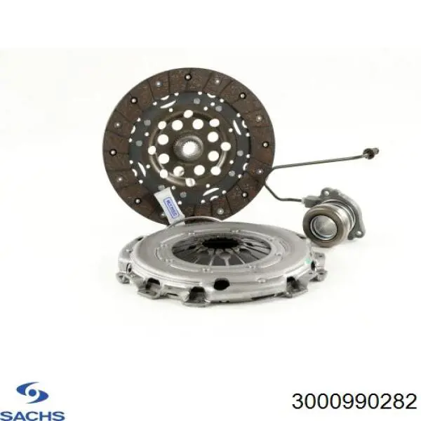 Комплект зчеплення (3 частини) Sachs 3000990282 ціна, від 283.84 USD