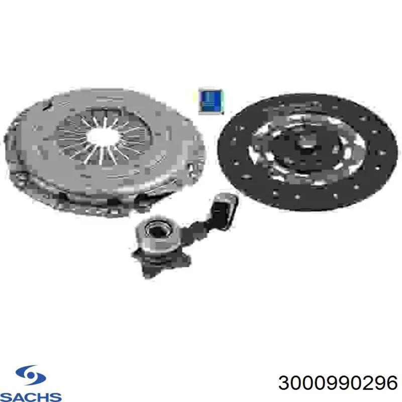 Комплект зчеплення (3 частини) Sachs 3000990296 ціна, від 255.77 USD