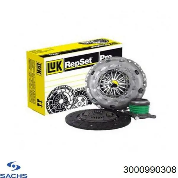 Комплект зчеплення (3 частини) Sachs 3000990308 ціна, від 398.38 USD