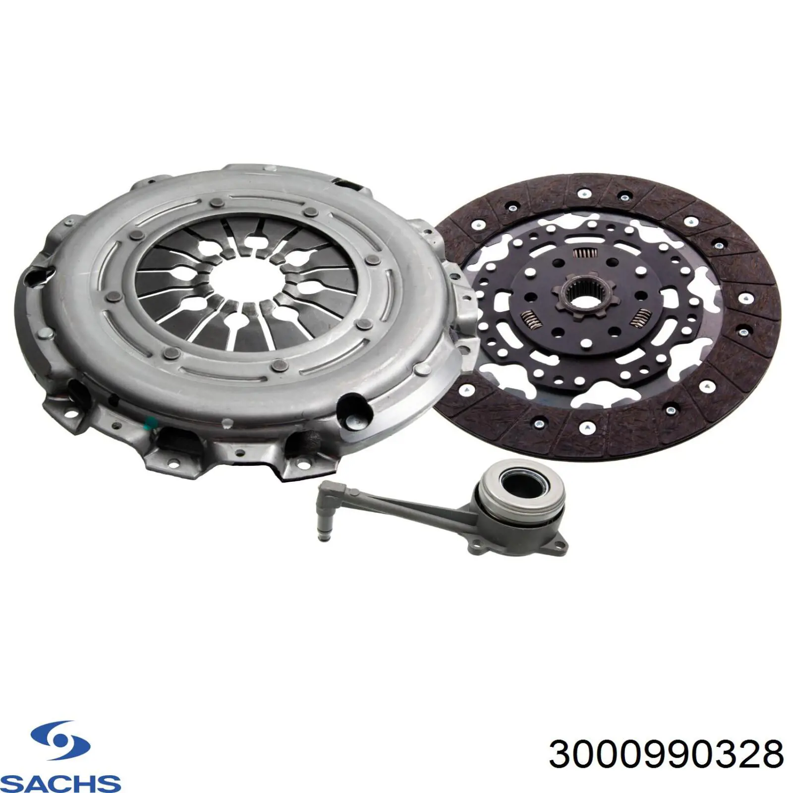 Купити 3000990328 Sachs Комплект зчеплення (диск, корзина, підшипник)