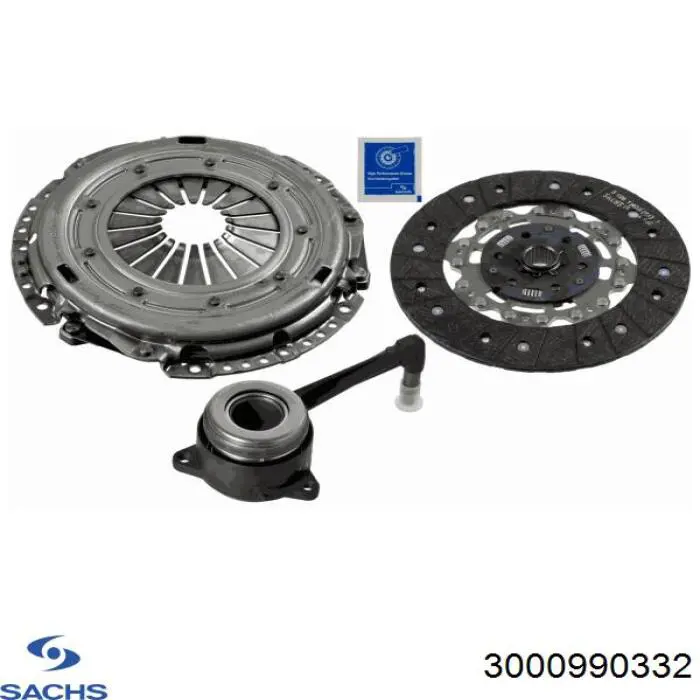 Комплект зчеплення (3 частини) Sachs 3000990332 ціна, від 248.60 USD