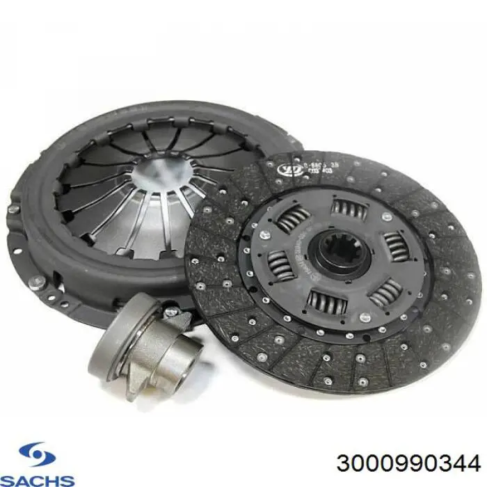 Комплект зчеплення (3 частини) Sachs 3000990344 ціна, від 302.03 USD
