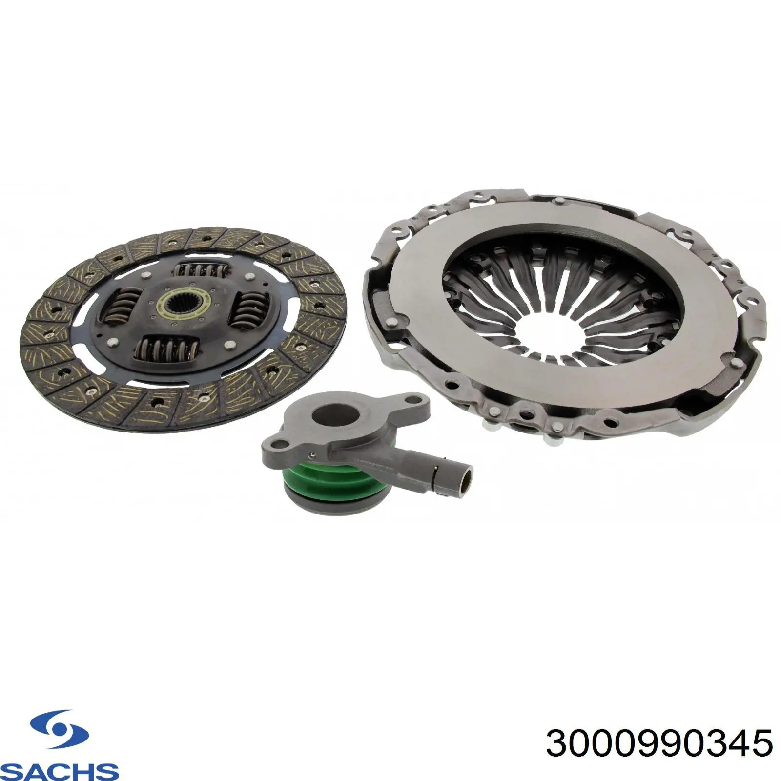Купити 3000990345 Sachs Комплект зчеплення (диск, корзина, підшипник)