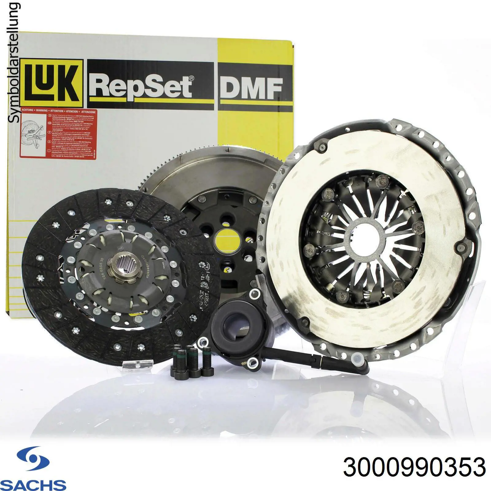 Купити 3000990353 Sachs Комплект зчеплення (диск, корзина, підшипник)