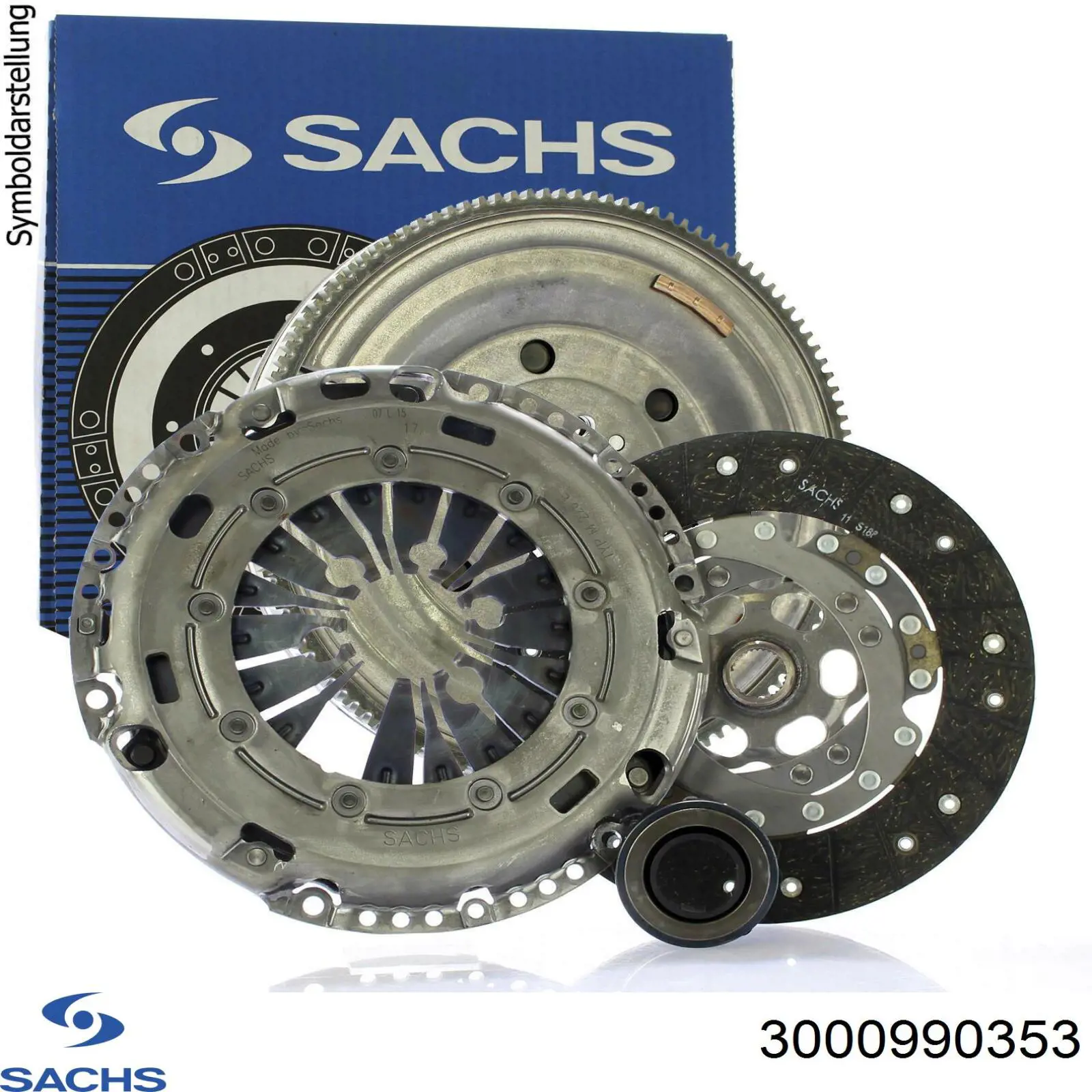 Комплект зчеплення (3 частини) Sachs 3000990353 ціна, від 321.87 USD