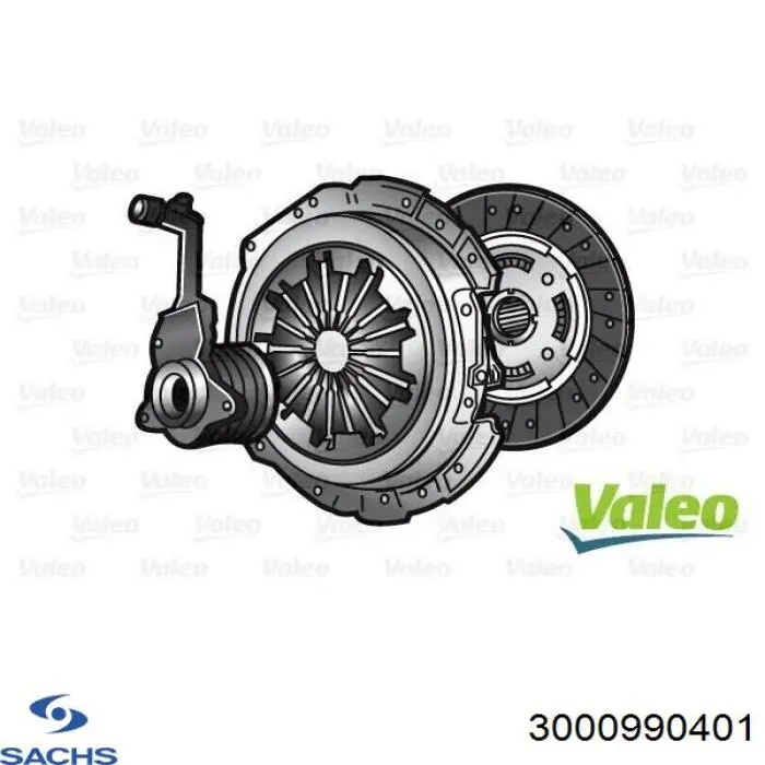 3000990401 Sachs Зчеплення в зборі