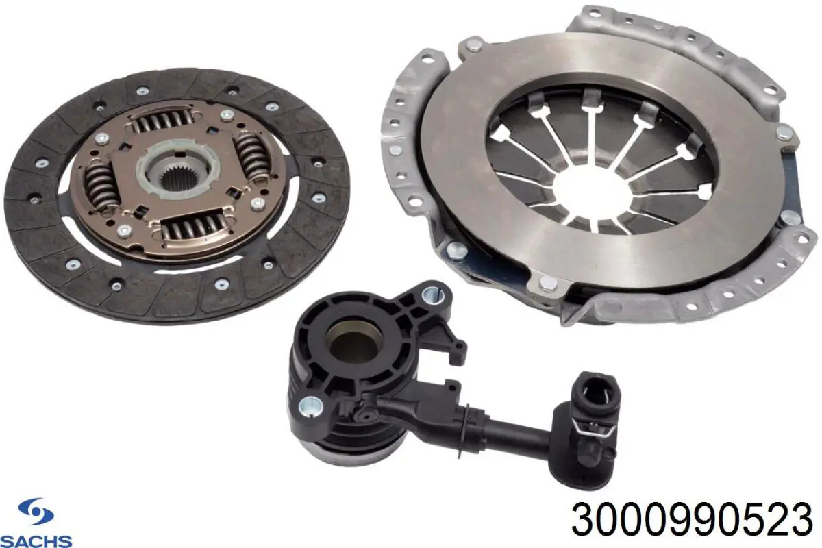Купити 3000990523 Sachs Комплект зчеплення (диск, корзина, підшипник)