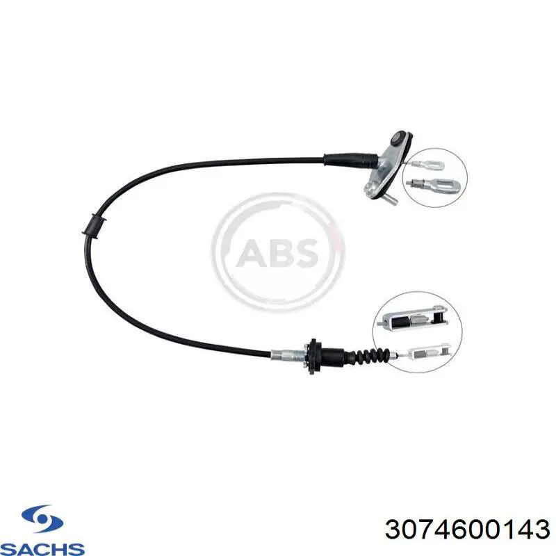 3074600143 Sachs Трос зчеплення