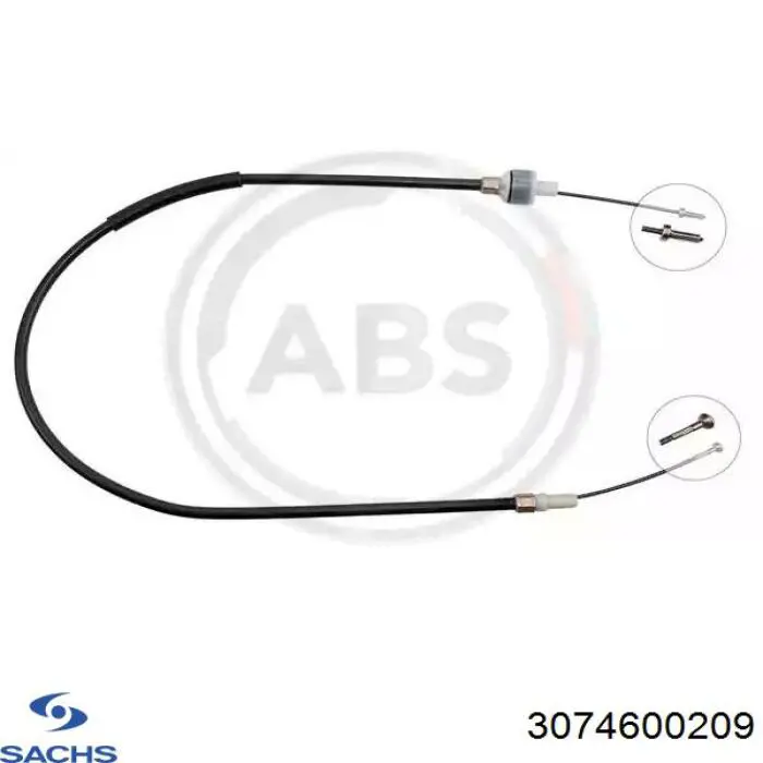 Трос зчеплення 3074600209 Sachs