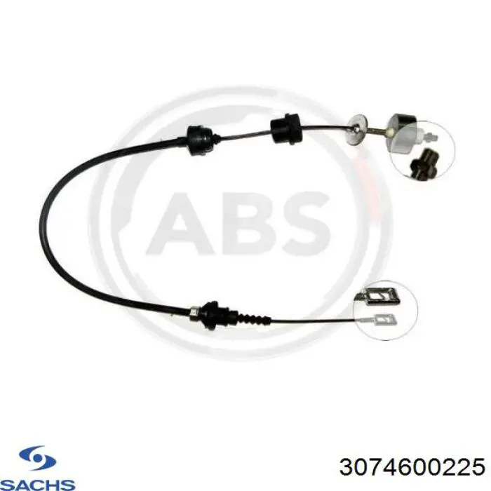 Купити 3074600225 Sachs Трос зчеплення