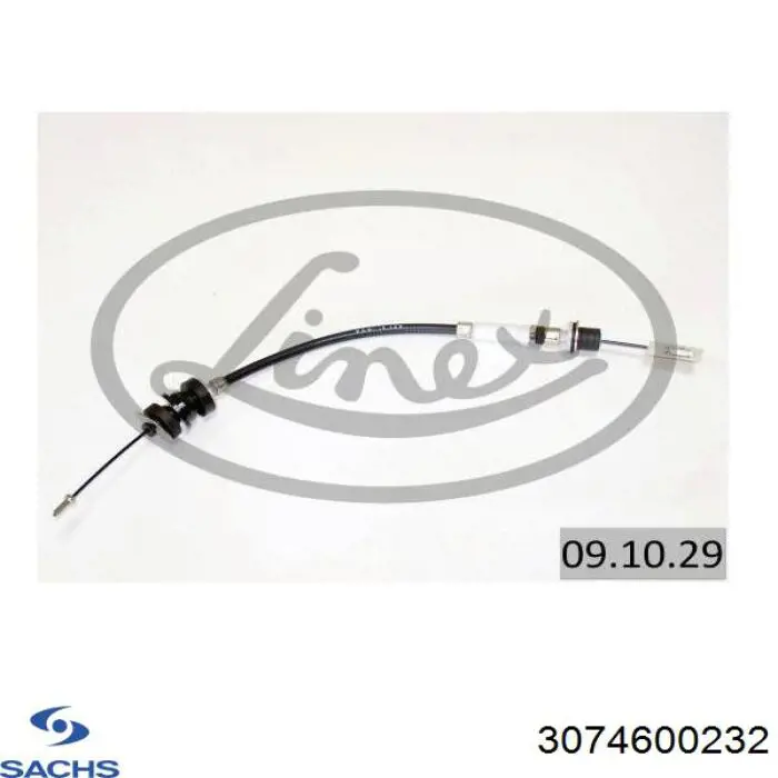 3074600232 Sachs Трос зчеплення