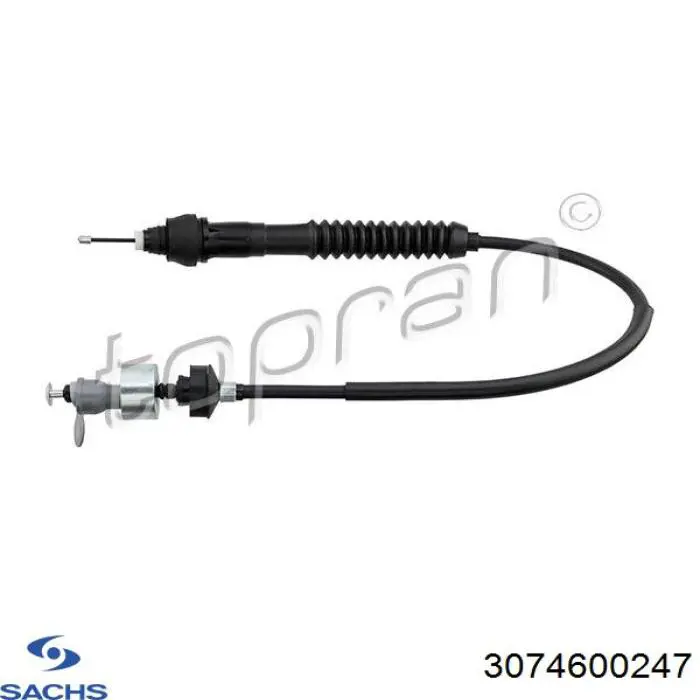 Трос зчеплення Sachs 3074600247 ціна, від 34.37 USD