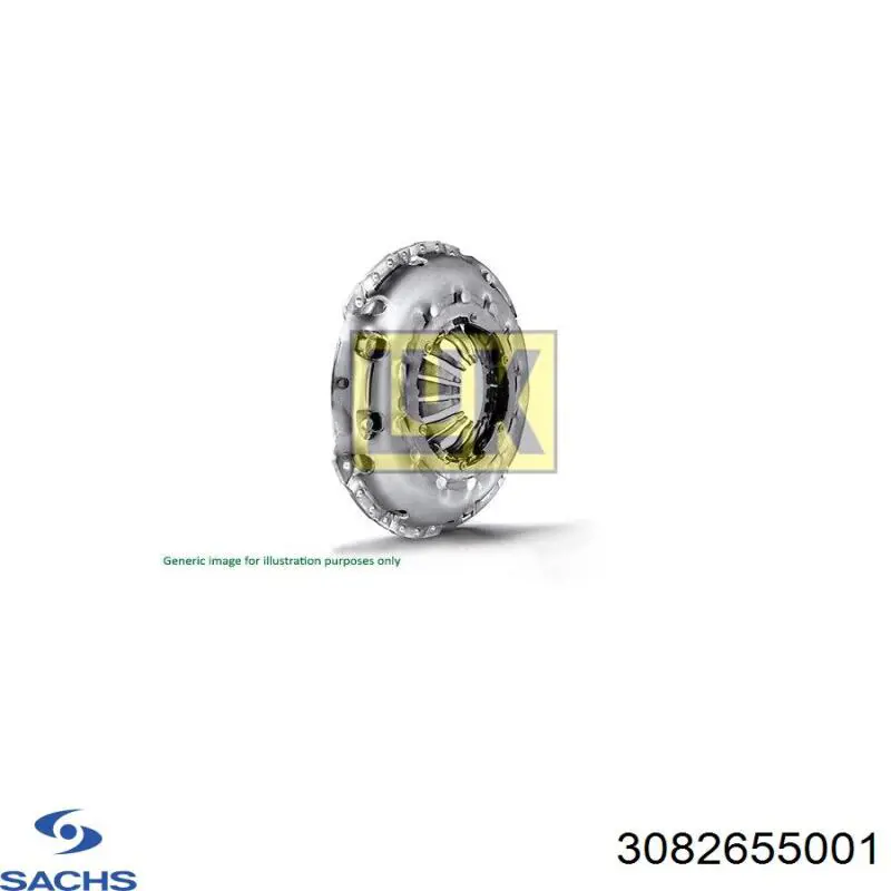 Пелюстковий кошик зчеплення Sachs 3082655001 ціна, від 63.33 USD