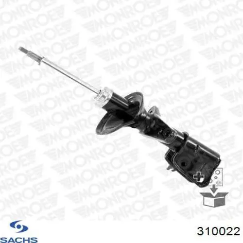 Купити 310022 Sachs Амортизатора передній лівий