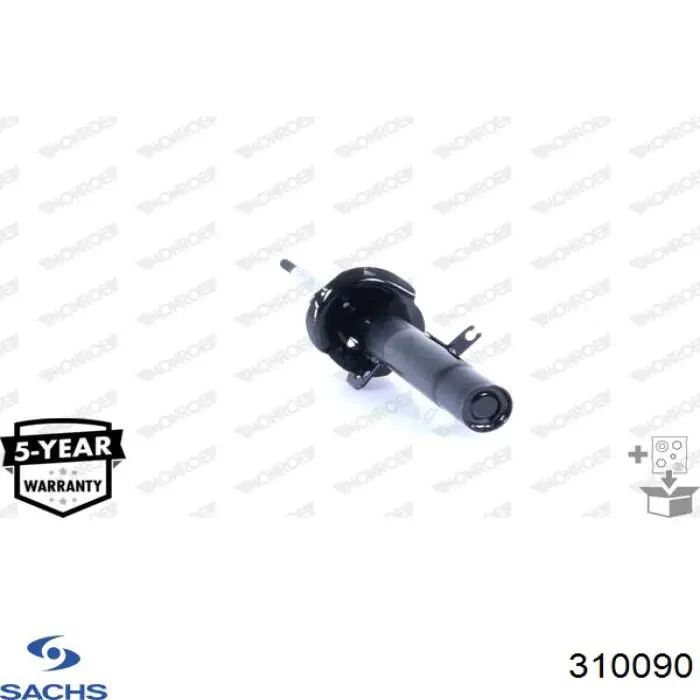 Амортизатор передньої підвіски, лівий Sachs 310090 ціна, від 42.23 USD