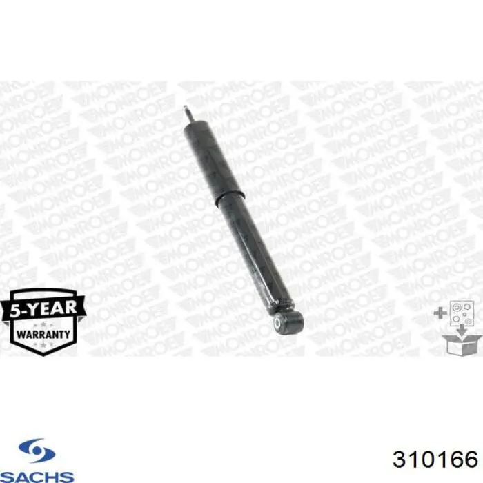 Амортизатор задній 310166 Sachs