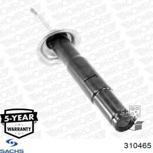 Амортизатор передній, правий Sachs 310465 ціна, від 55.40 USD