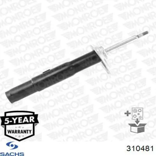 Амортизатор передній, правий Sachs 310481 ціна, від 132.79 USD